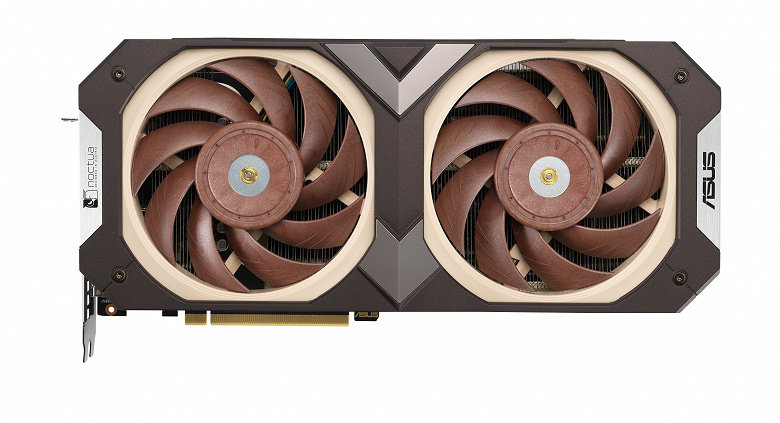 Самая тихая видеокарта в классе. Представлена Asus GeForce RTX 3070 Noctua Edition